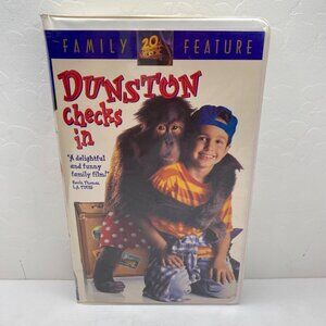 20th Century Fox 1996 Dunston Checks In VHS Tape Clamshell Family Feature Comedy